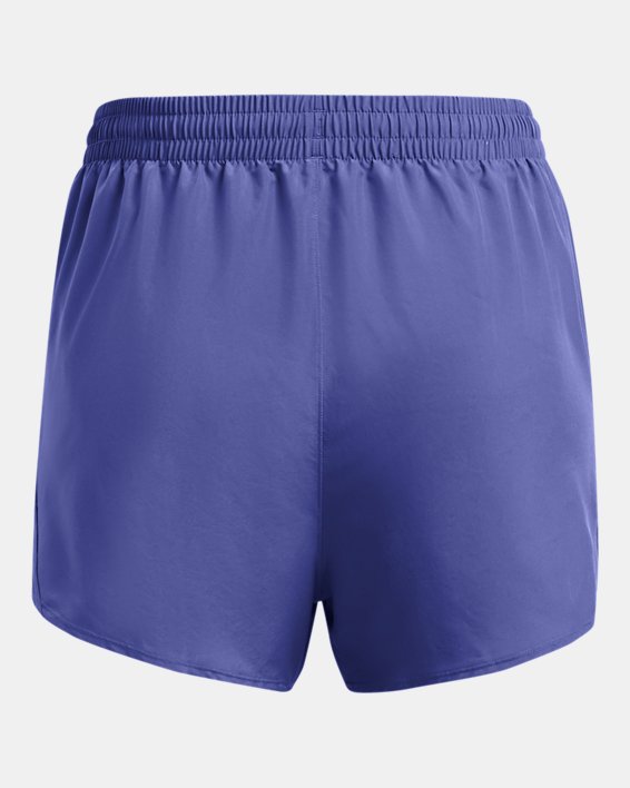 Women's UA Fly-By 3" Shorts, Purple, pdpMainDesktop image number 5